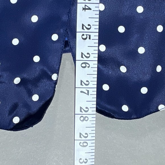 NWT Alfred Dunner Vest Navy with White Polkadots Size 14 - Picture 9 of 11